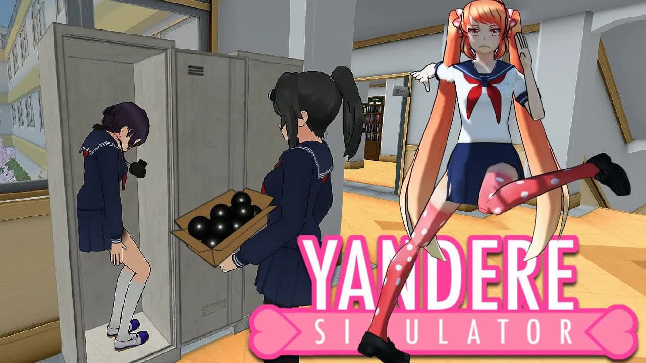 GLITCHED OSANA, SMOKE BOMBS & STUFFING LOSERS INTO LOCKERS ｜ Yandere Simulator