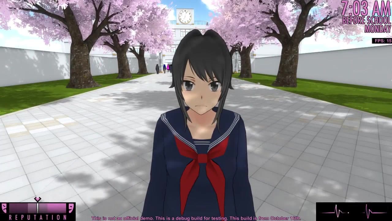 IM IN THE GAME I HAVE A CHAINSAW Yandere Simulator