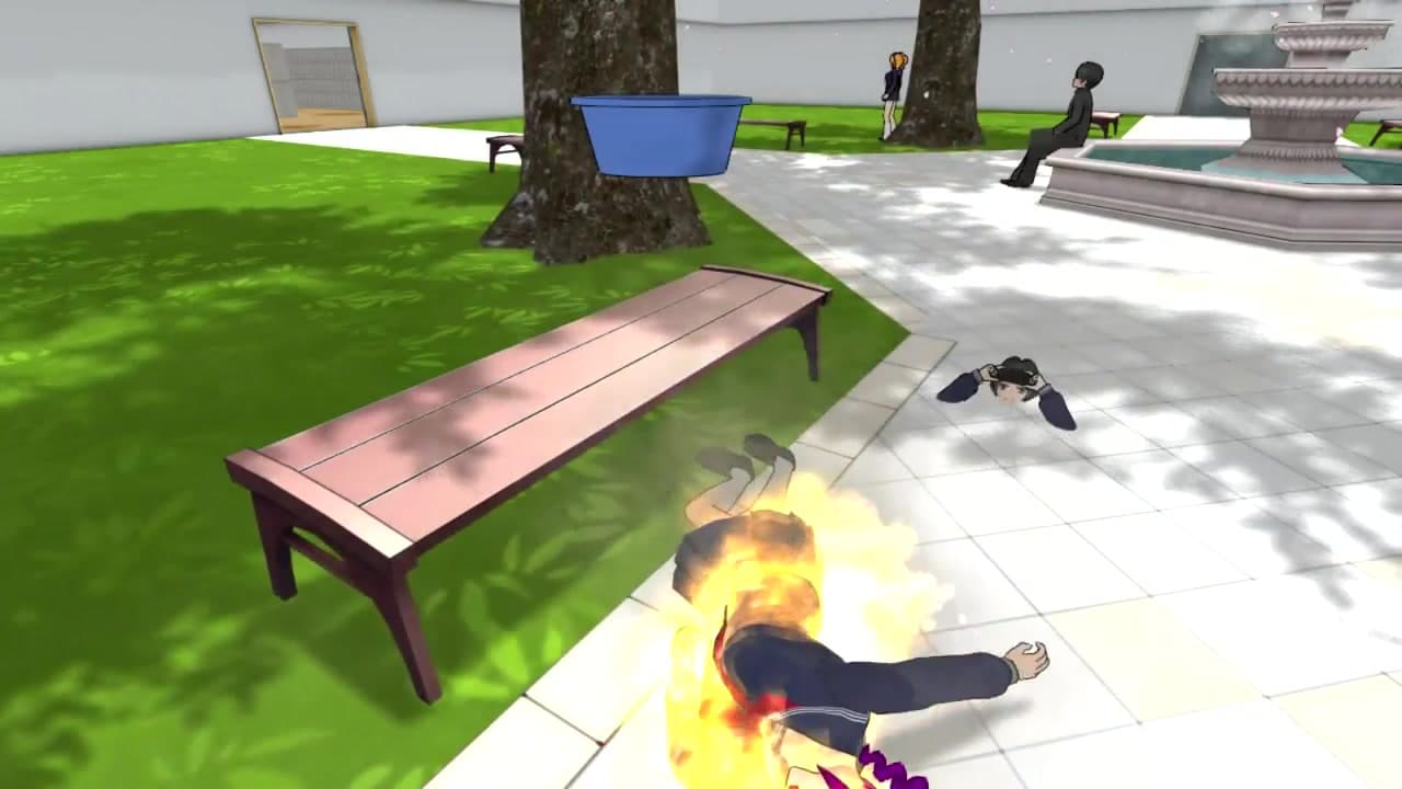 KOKONA SURVIVES ATTACKS WHILE BURNING NAKED？! ｜ Yandere Simulator Myths