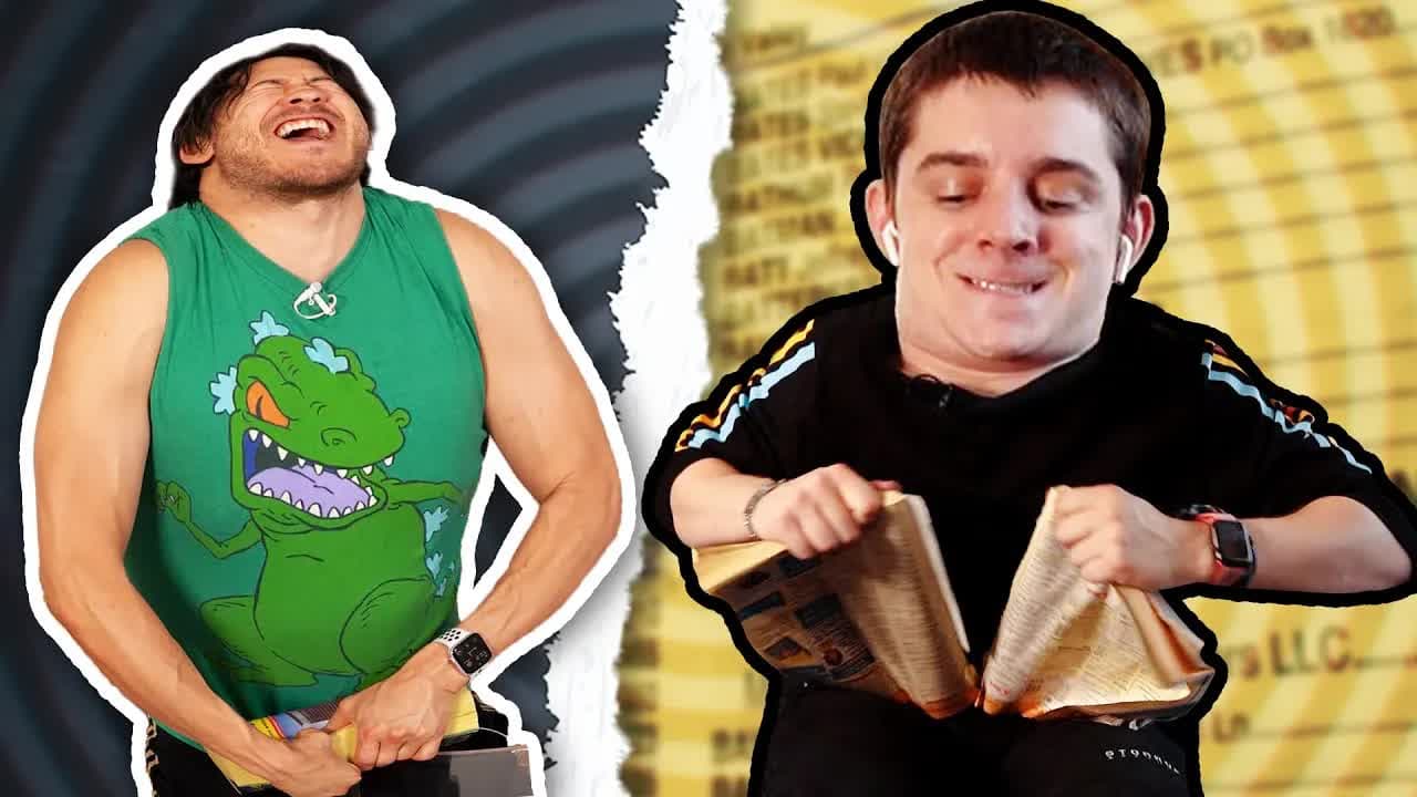 200 - Tearing a Phone Book in Half with Our Huge Manly Muscles