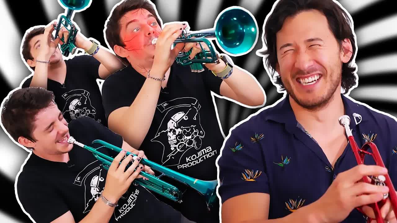 262 - Mark Teaches Ethan How to Play the Trumpet
